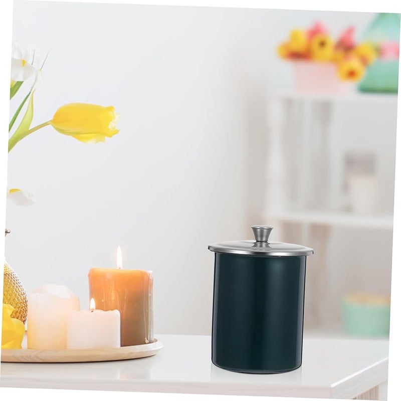 منفضة سجائر من الفولاذ المقاوم للصدأ مقاومة للرياح وخالية من الدخان للاستخدام في الهواء الطلق والشرفات والمنزل والمكتب والداخلية - Image 5